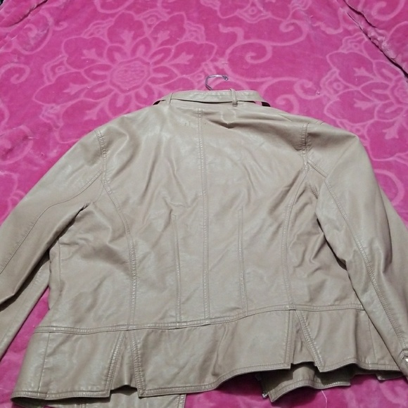 Black Rivet Blush Leather Jacket - Picture 2 of 7